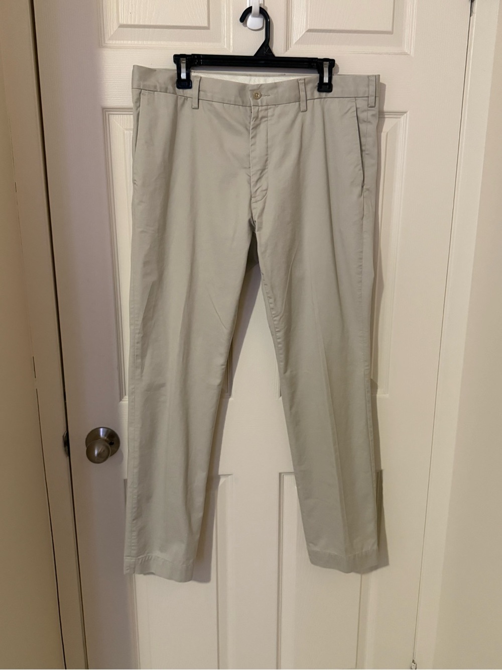Polo by Ralph Lauren Men's Stretch Slim Fit Chinos in Light Beige Size 36/32